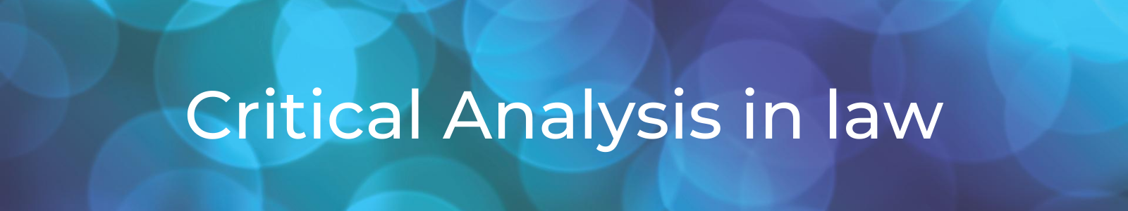 critical analysis essay structure law